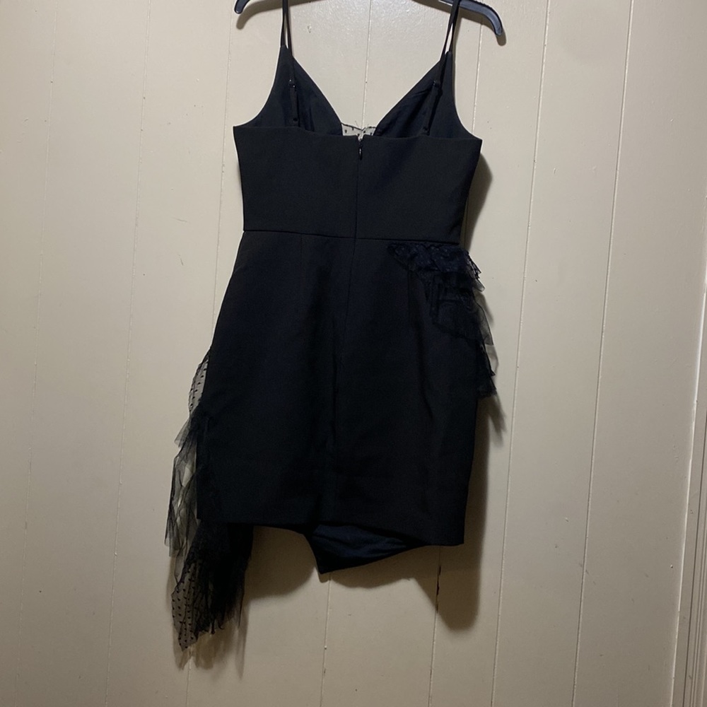 BCBG Maxazria black knee high black lace dress size 6 - Picture 6 of 7